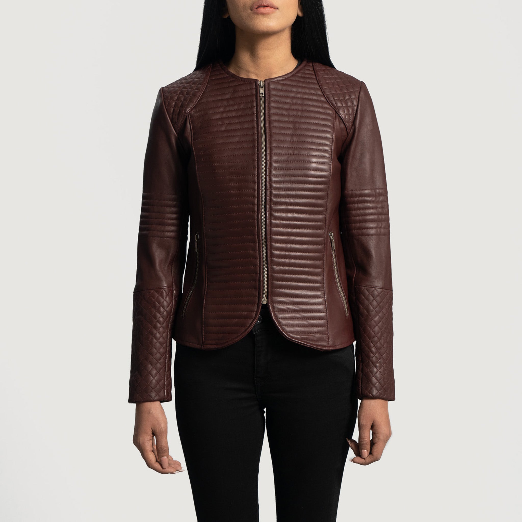 Nexus Quilted Leather Biker Jacket - Premium Motorcycle Fashion