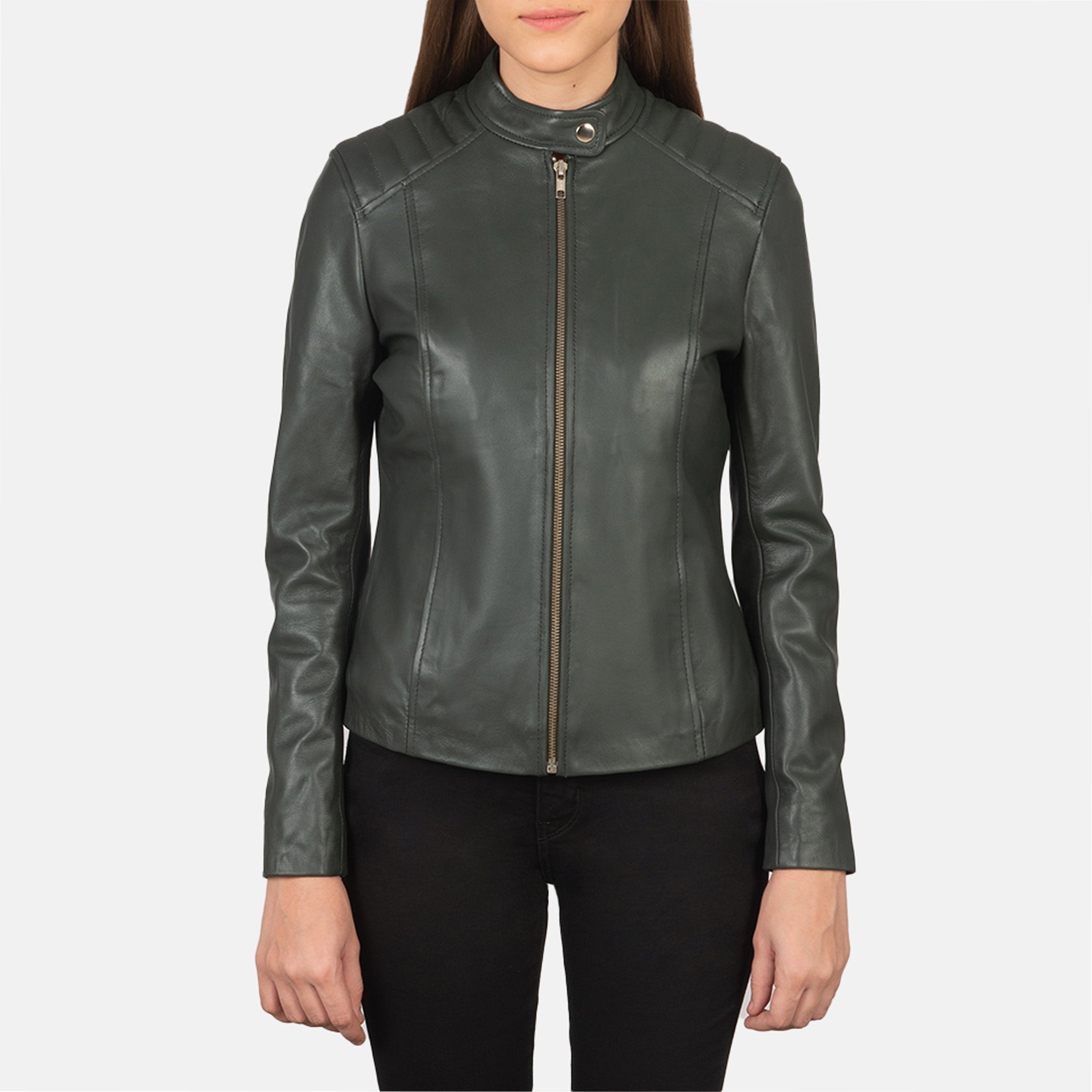 Kelsey Leather Biker Jacket - Premium Motorcycle Style Jacket